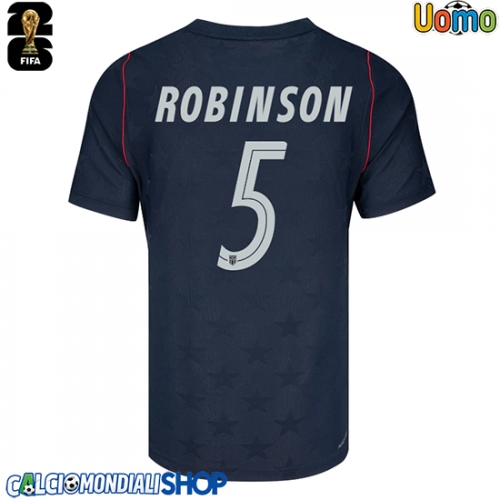 Maglie da calcio Stati Uniti Antonee Robinson #5 Seconda Maglia Mondiali 2026  Manica Corta